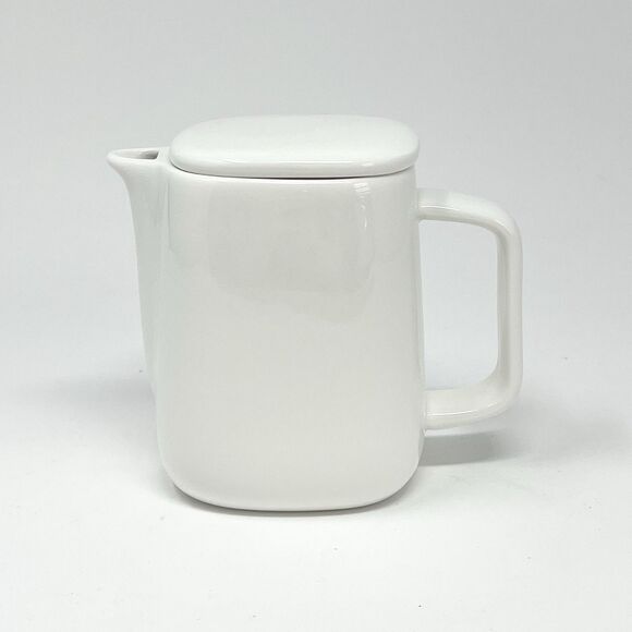 Alessi for Delta Airlines First Class Creamer with Lid Mini Teapot White - Picture 1 of 7